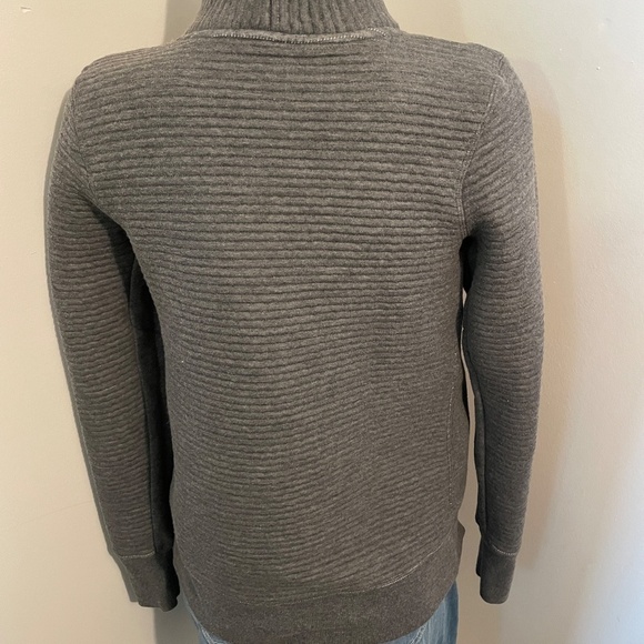 All In Motion sweatshirt funnel neck long sleeve thumb holes gray extra small - Picture 4 of 5